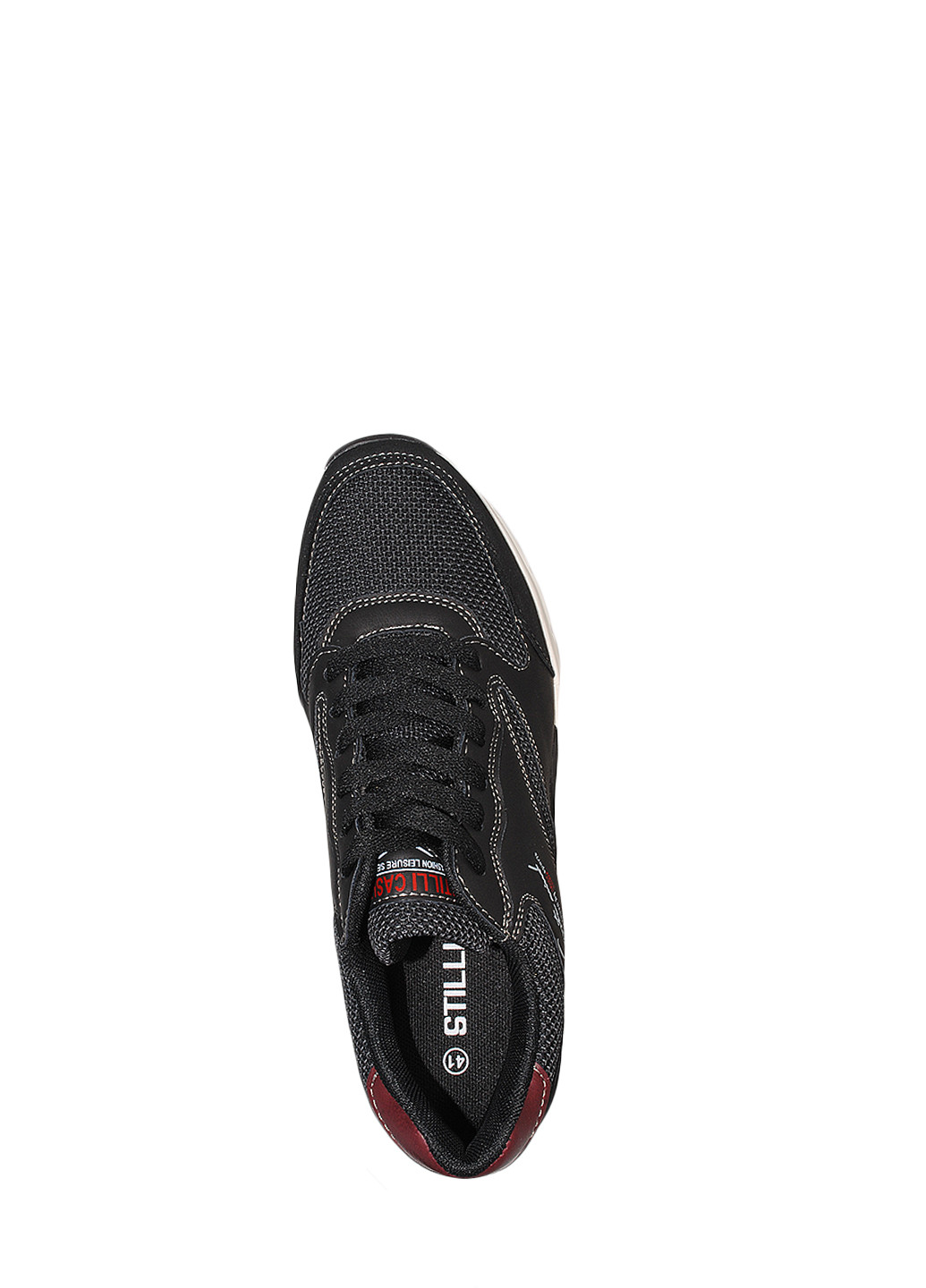 Черные демисезонные кроссовки sk1771-2 black Stilli