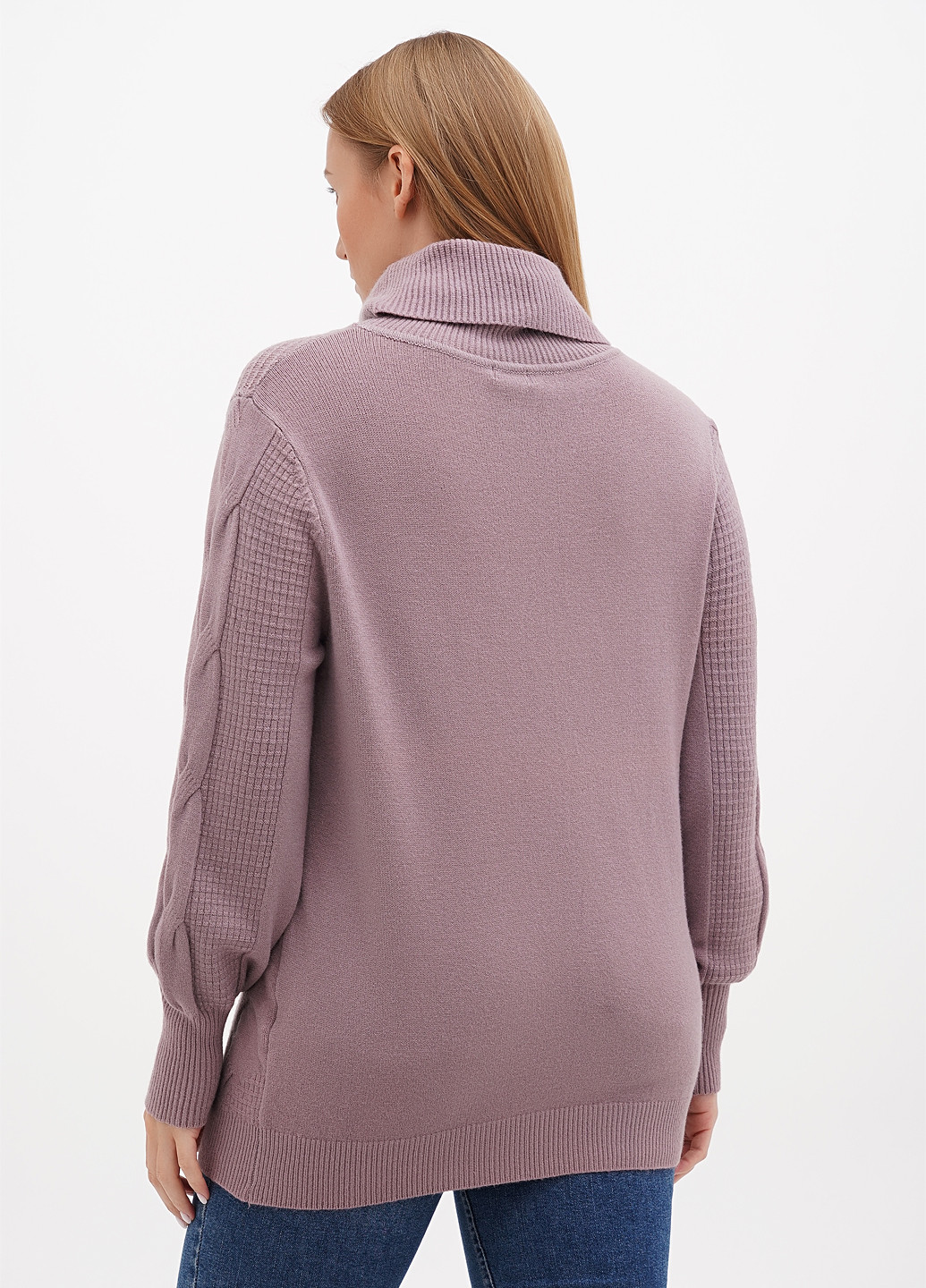 Лавандовий демісезонний светр Anne