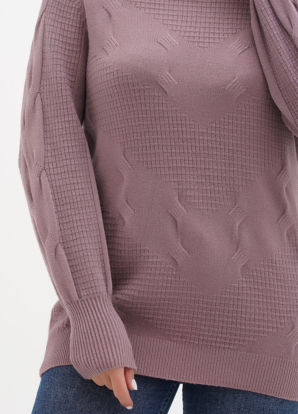 Лавандовий демісезонний светр Anne