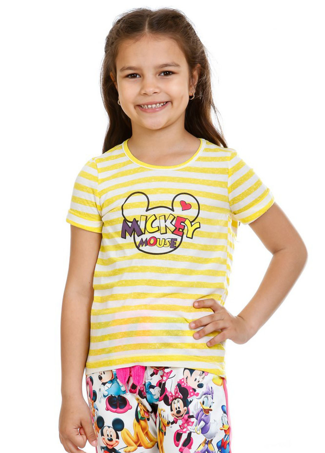 Жовта літня футболка з коротким рукавом Kids Couture