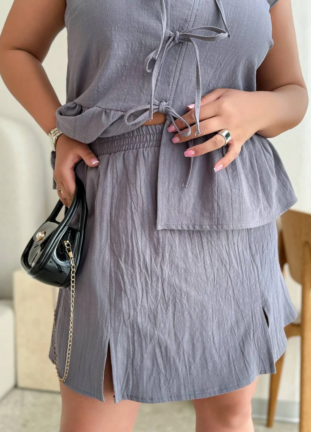 Костюм (жилет, юбка-шорты) Fashion (337578313)