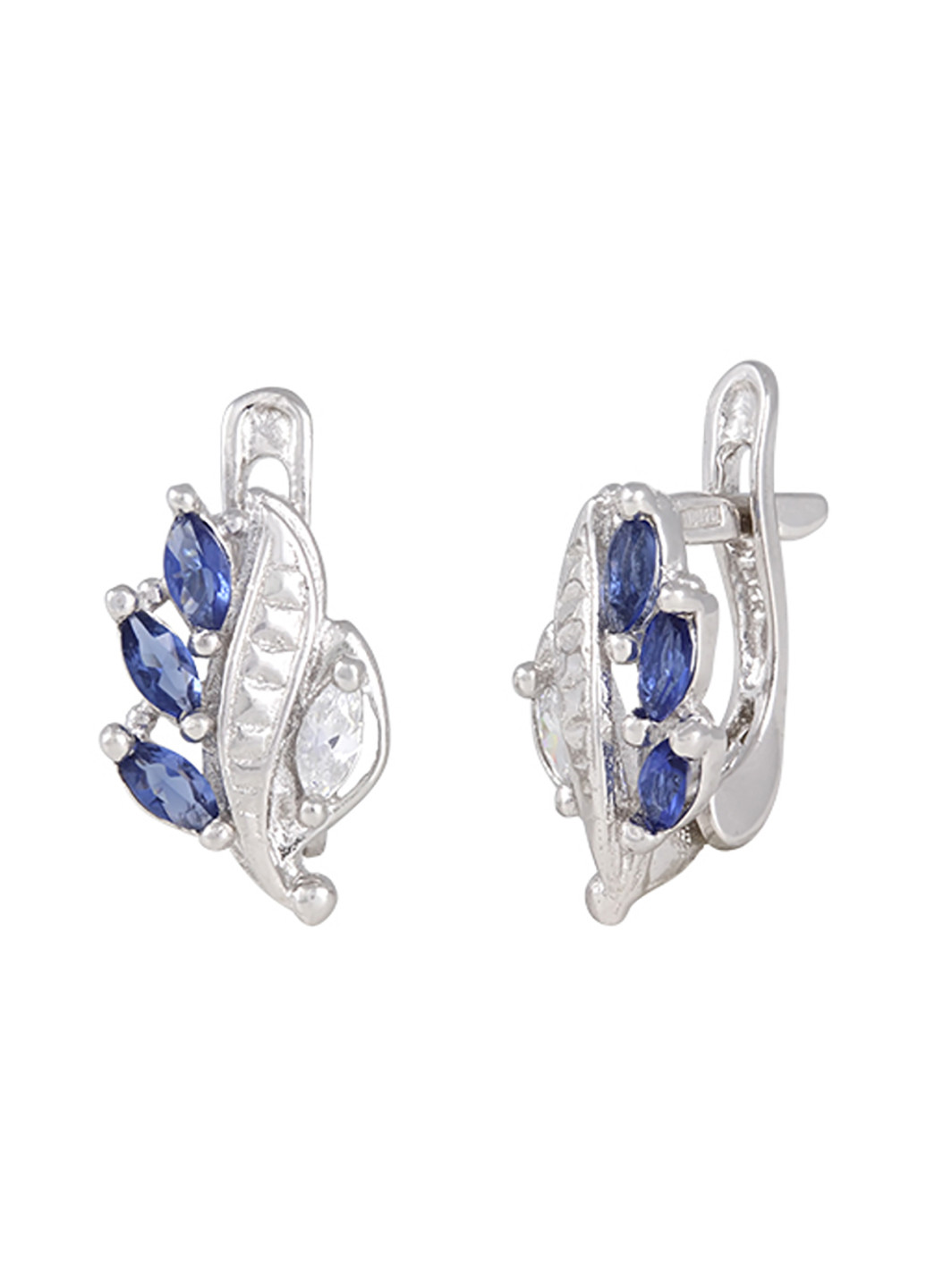 Серебряные серьги с фианитами ск2фс/002 Silvex925 (201169151)