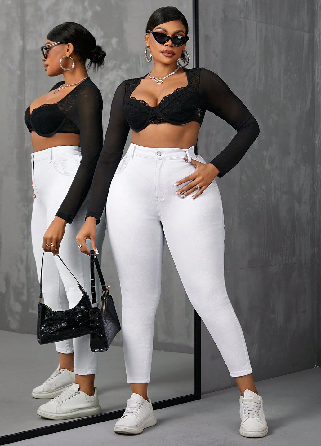 Джинси SHEIN - (342964947)