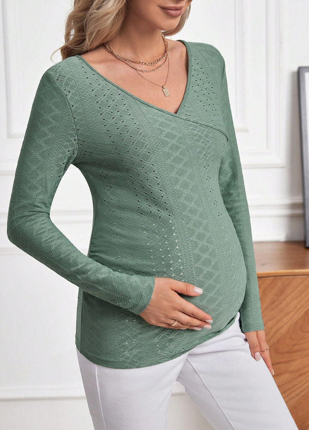 Лонгслив для беременных SHEIN (329841563)