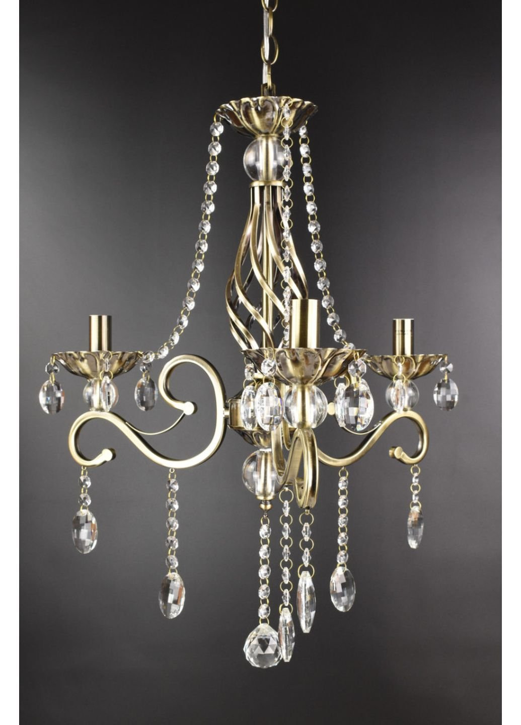 Люстра свеча 6071/3-AB Бронза 65х50х50 см. Sunnysky (253628266)