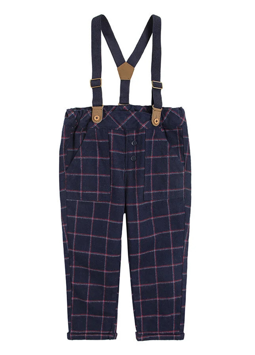 Темно-синие кэжуал демисезонные брюки зауженные Cool Club