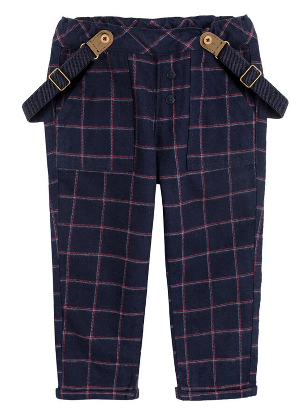 Темно-синие кэжуал демисезонные брюки зауженные Cool Club