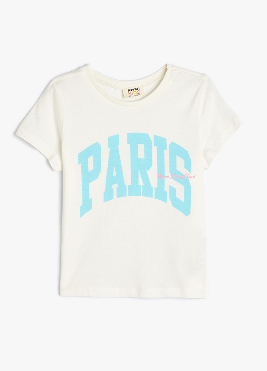 Біла літня футболка KOTON