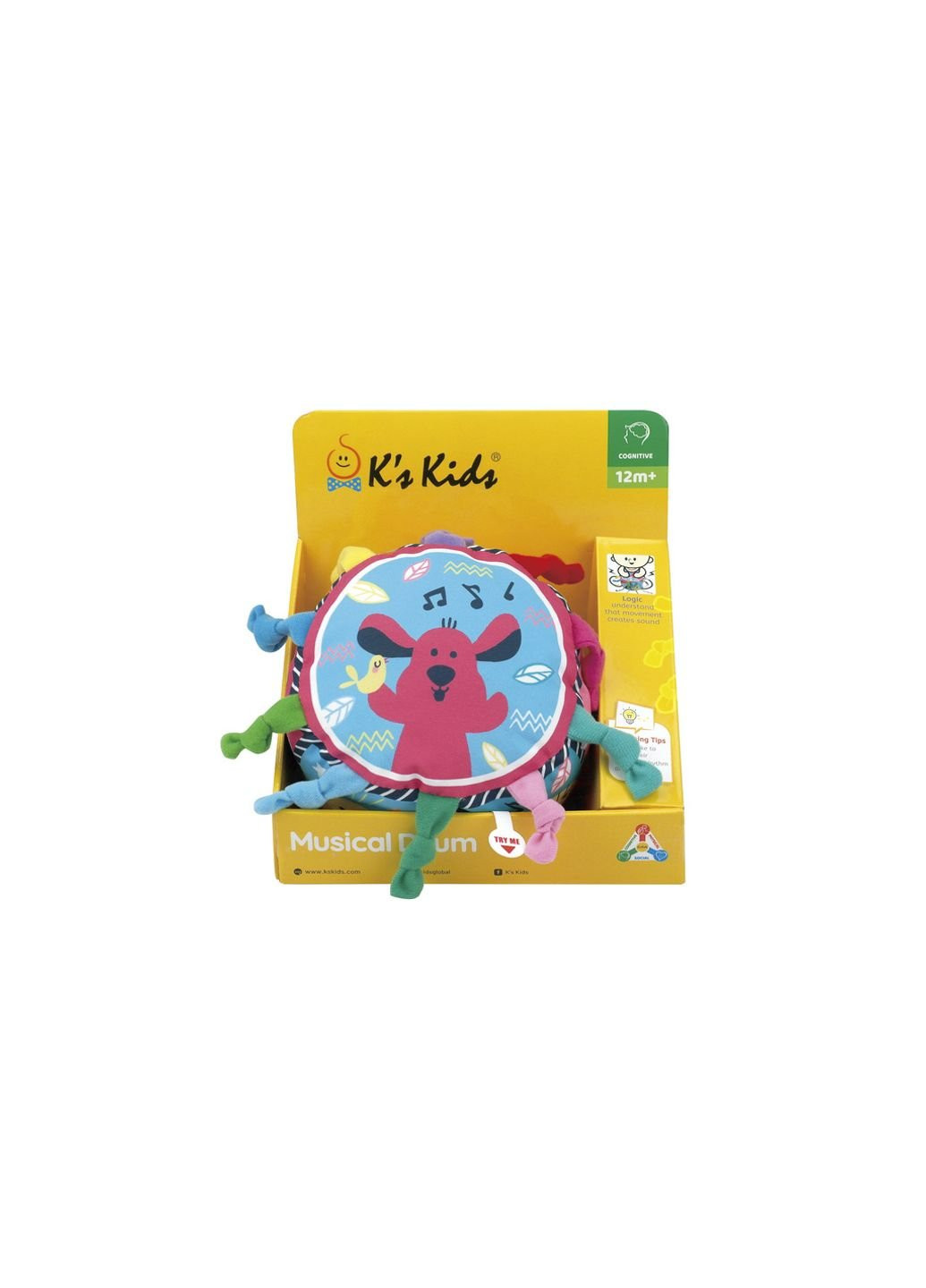 Розвиваюча іграшка K'S KIDS Барабан музичний (6627347) K’S Kids (254067020)