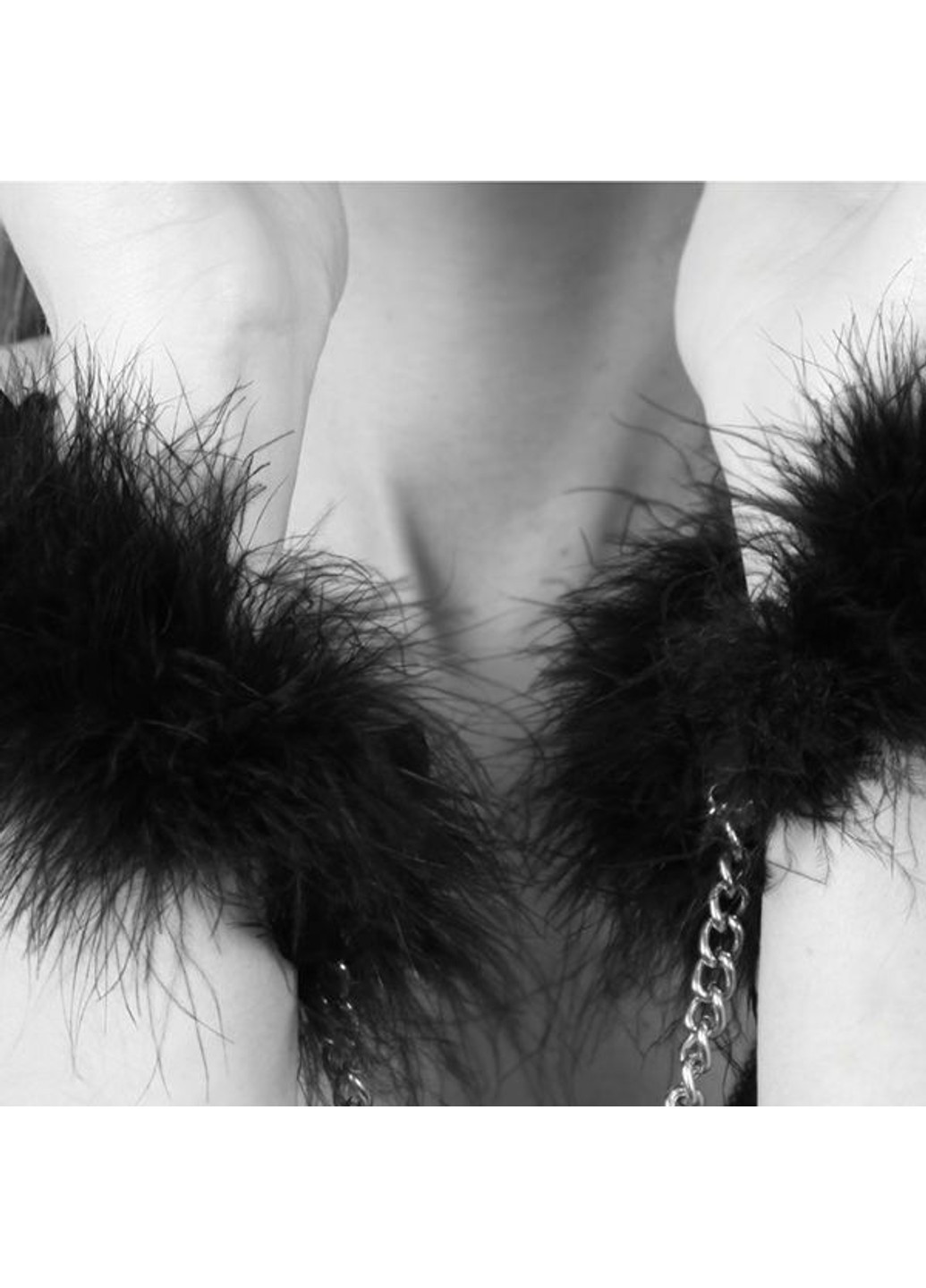 Пухнасті наручники Za za zu - feahter handcuffs, пір'яні, подарункова упаковка Bijoux Indiscrets (255459572)