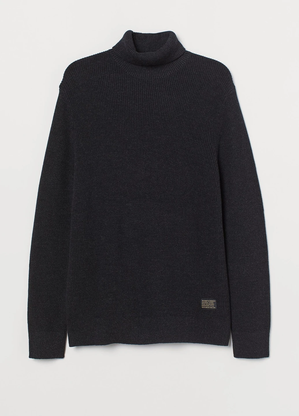 Черный демисезонный свитер H&M