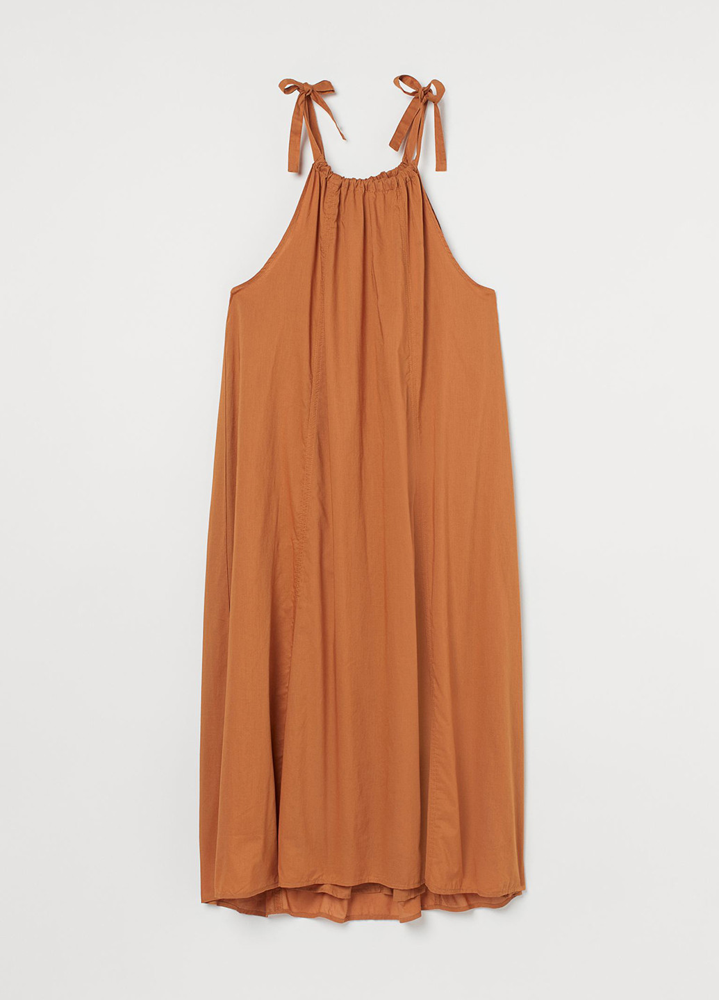 Світло-коричнева кежуал сукня а-силует H&M однотонна