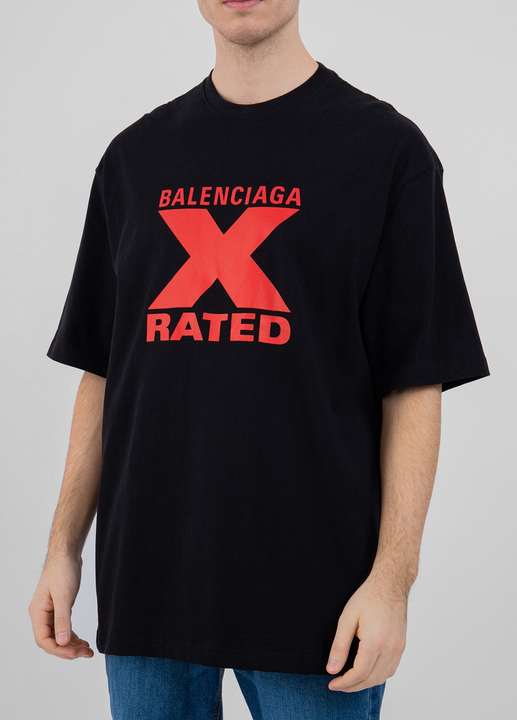 Чорна футболка Balenciaga