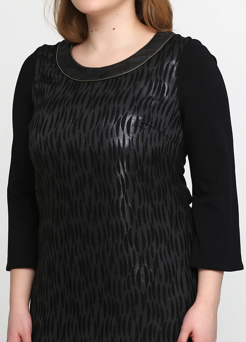 Черное кэжуал платье Marta Palmieri однотонное