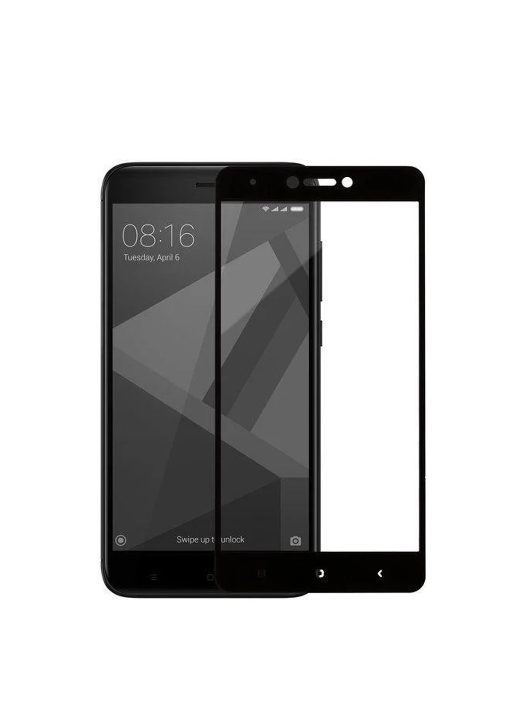 Защитное стекло с полной проклейкой Xiaomi Redmi note 4x (black) CAA (242228832)