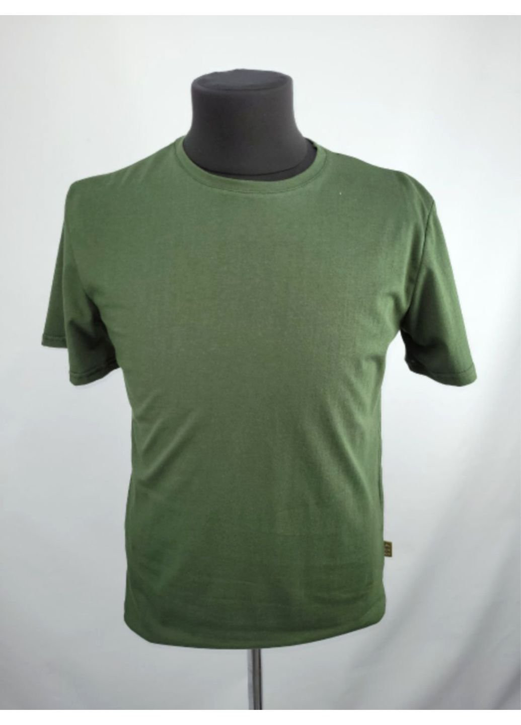 Оливковая футболка мужская тактическая хлопок всу (зсу) 1060 7268 s оливковая No Brand