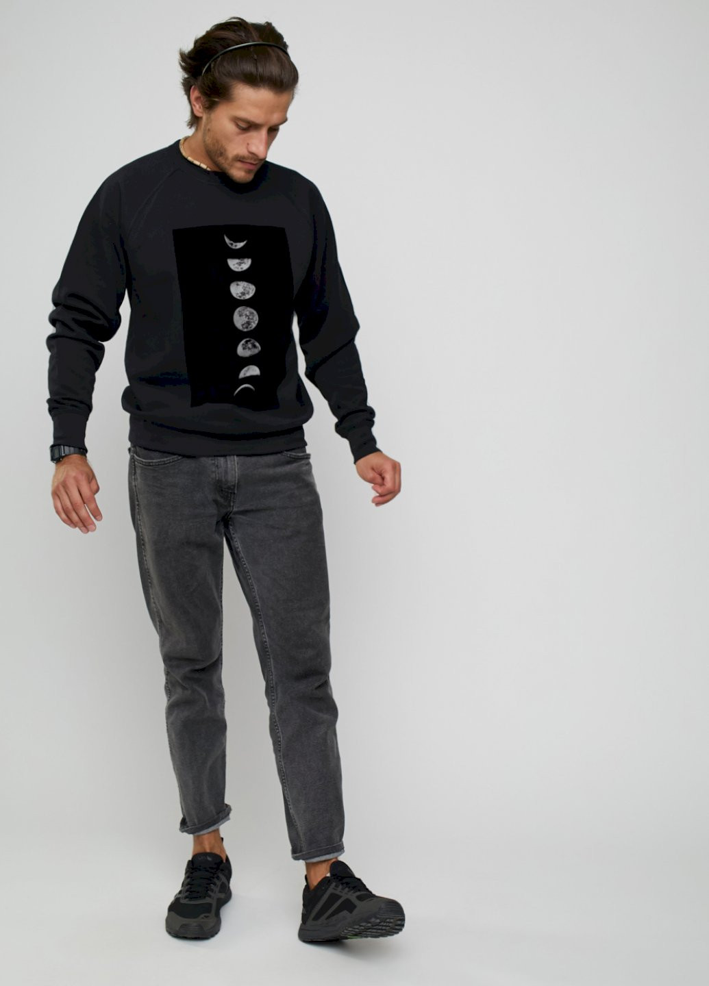 Черный свитшот мужской YAPPI (198688765)