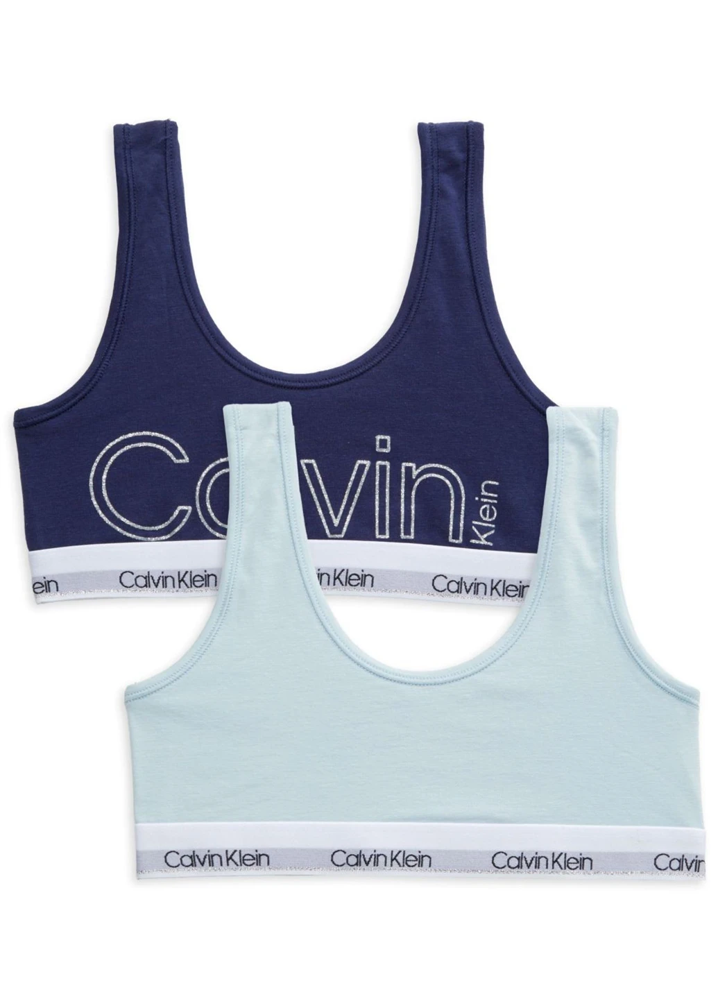 Комбінований топ бюстгальтер (2 шт.) Calvin Klein без кісточок бавовна