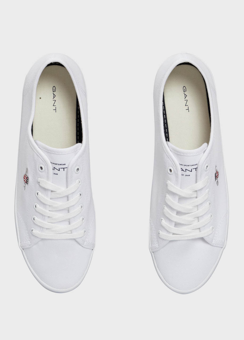 Белые кеды Gant