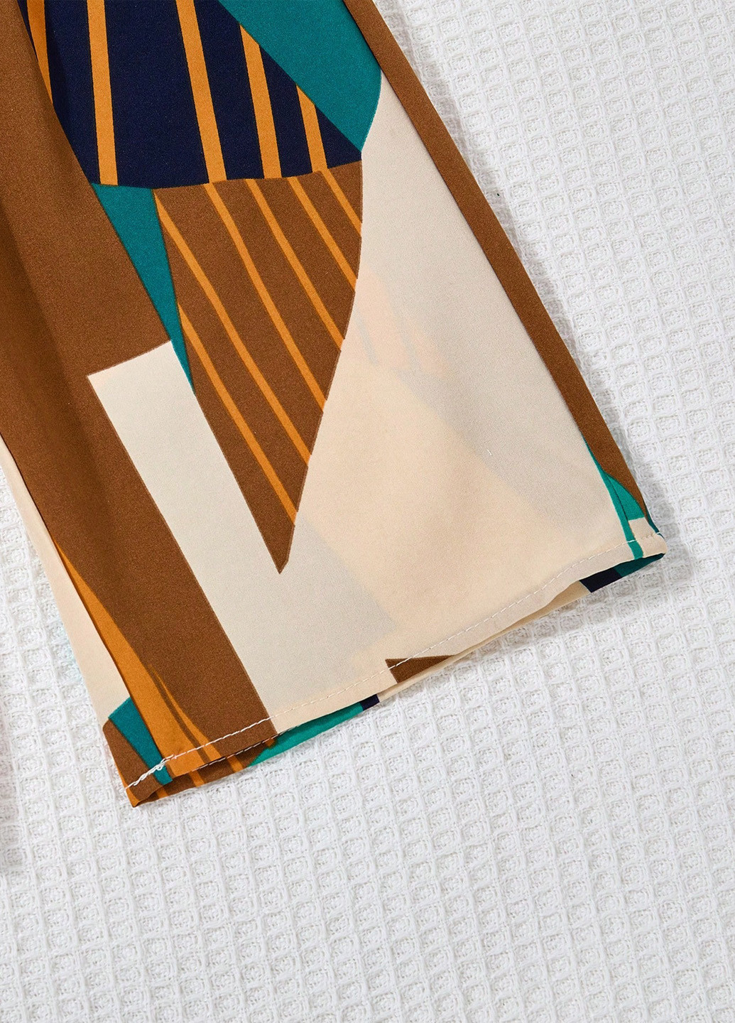 Білий літній комплект (майка, штани) SHEIN