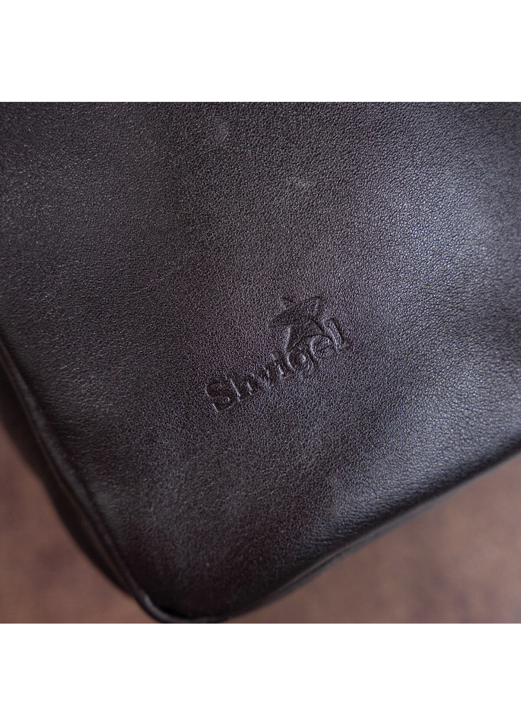 Чоловіча шкіряна сумка 21,5х25х8 см Shvigel (229458863)