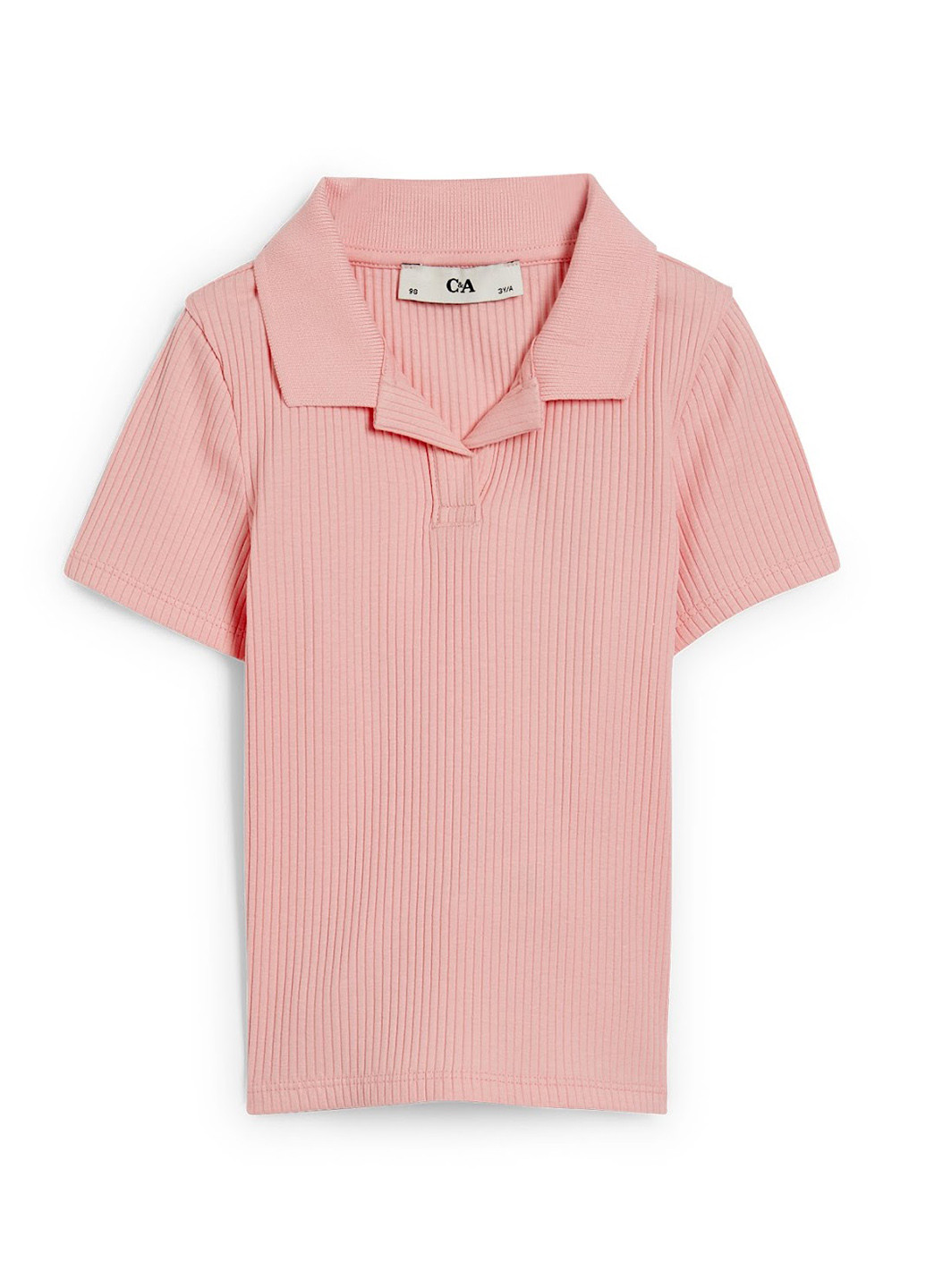 Розовая летняя футболка C&A