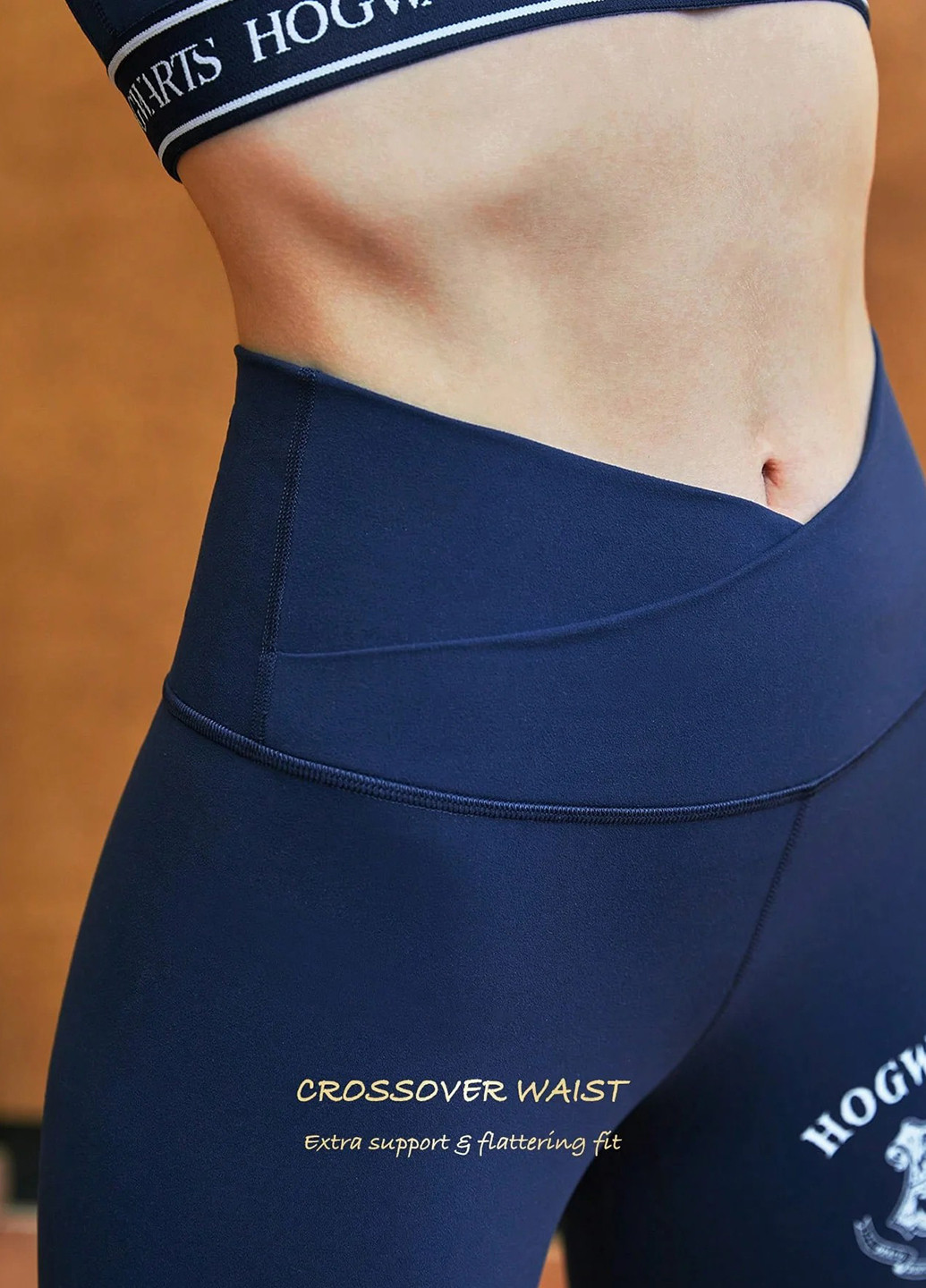 Темно-синие демисезонные леггинсы SHEIN