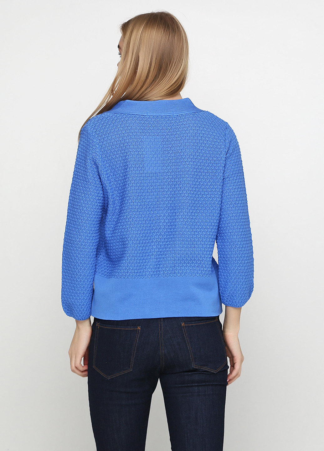 Голубой демисезонный пуловер пуловер Skovhuus