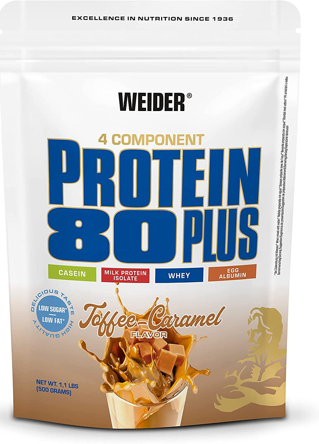 Протеїн Protein 80 Plus 500 g (Toffee caramel) Weider (255916190)
