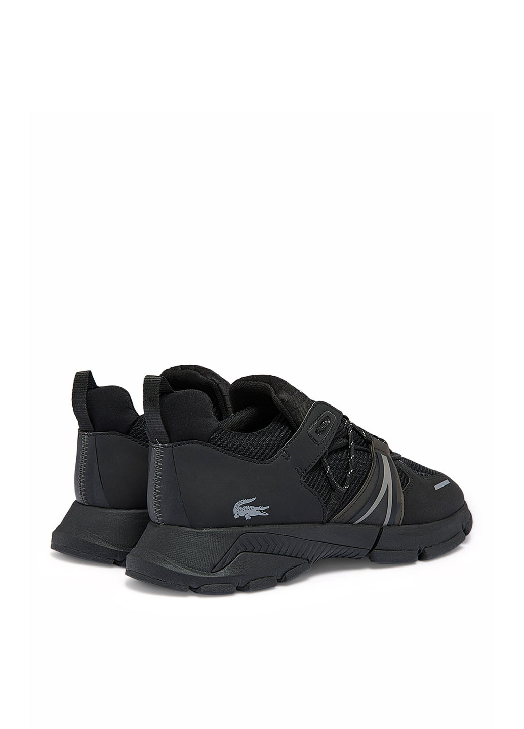 Черные демисезонные кроссовки Lacoste L003