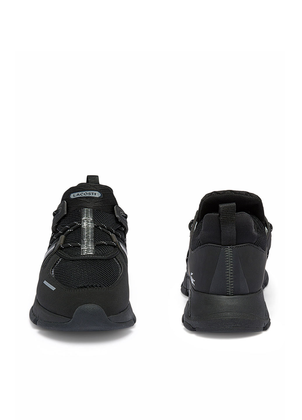Черные демисезонные кроссовки Lacoste L003