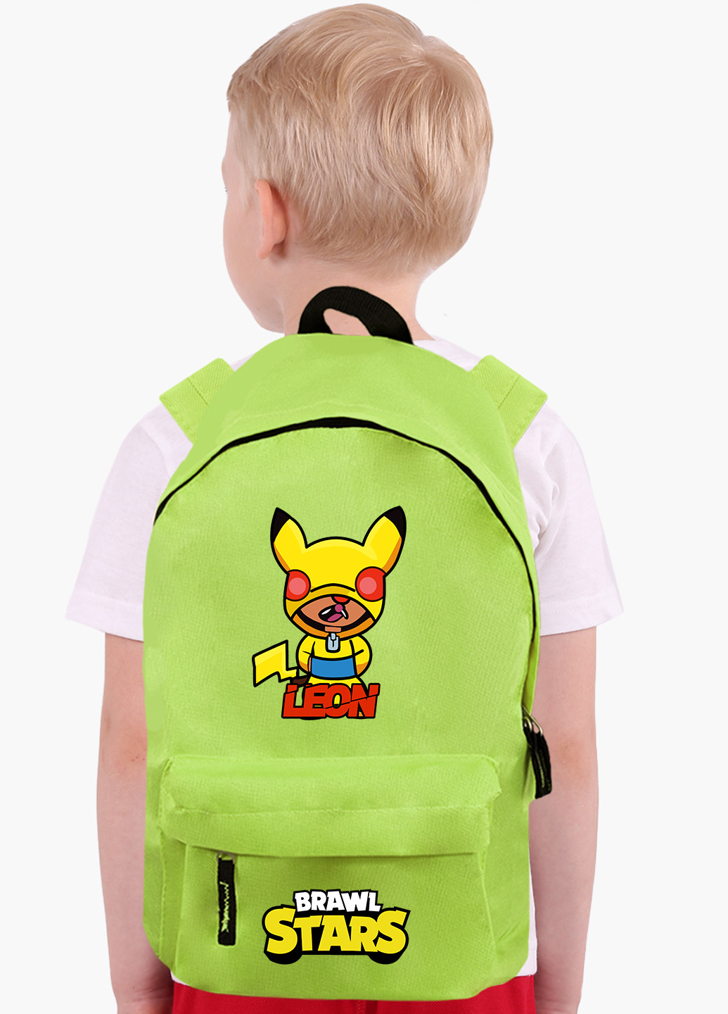 Детский рюкзак Леон Пікачу Бравл Старс (Leon Pikachu Brawl Stars) (9263-2601) MobiPrint (217832345)