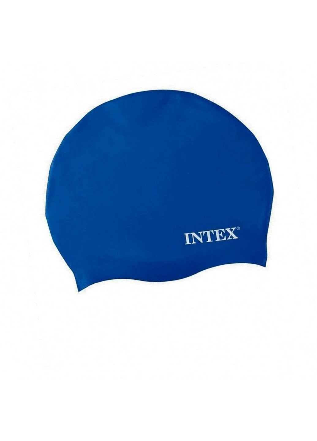 Шапочка для плавания 55991 Силикон, 1 размер (Синий) Intex (229706561)
