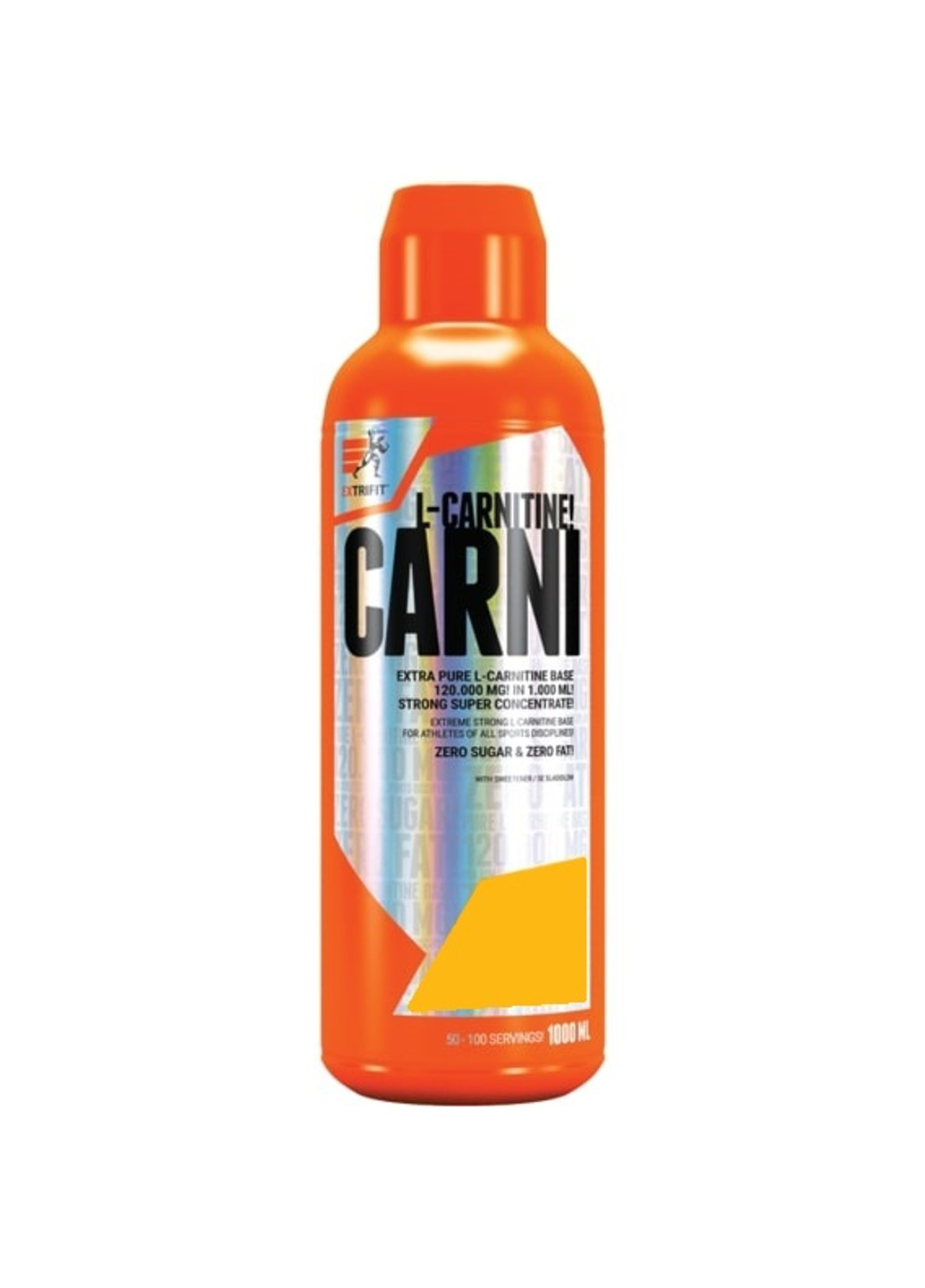 Рідкий Л-карнітин Carni Liquid 120000 mg (1 л) екстріфіт lemon & orange Extrifit (255363309)