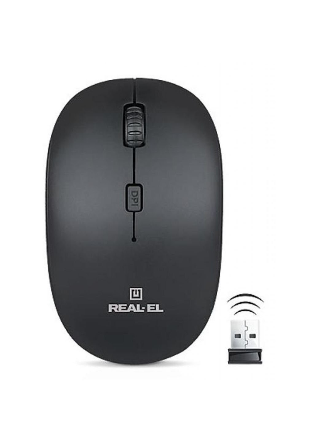 Мышка RM-301 black Real-El (252632720)