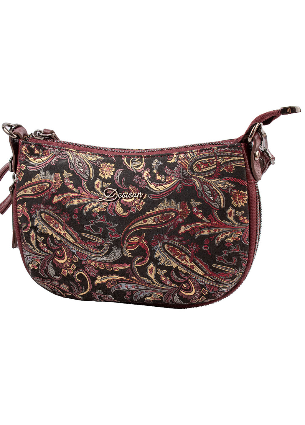 Женская кожаная сумка-клатч 25х16х7 см Desisan (253031711)