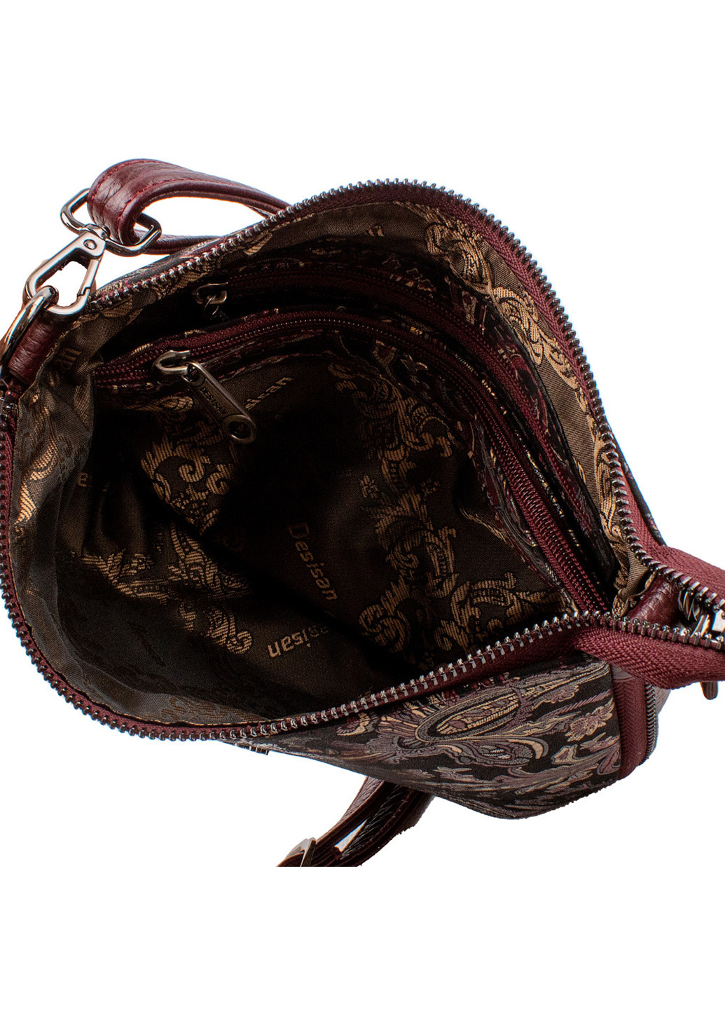 Жіноча шкіряна сумка-клатч 25х16х7 см Desisan (253031711)