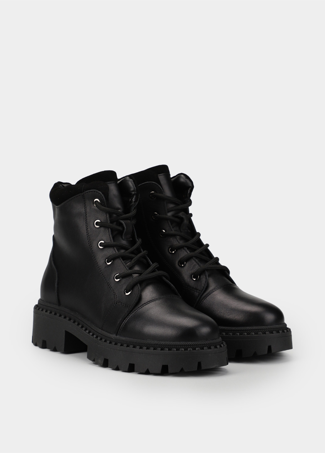 Осенние ботинки берцы Braska на тракторной подошве, со шнуровкой