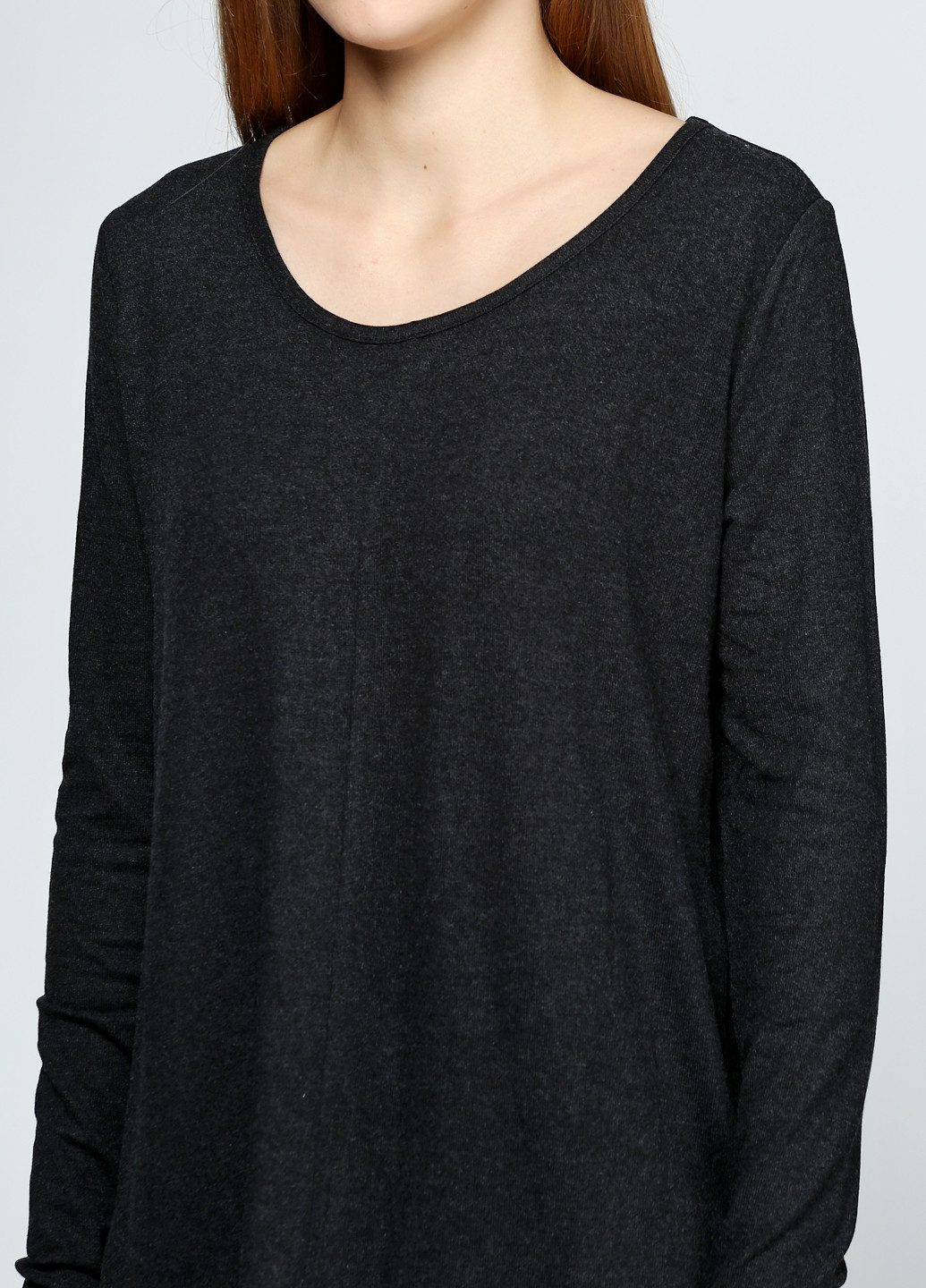 Темно-серое кэжуал платье Vila однотонное