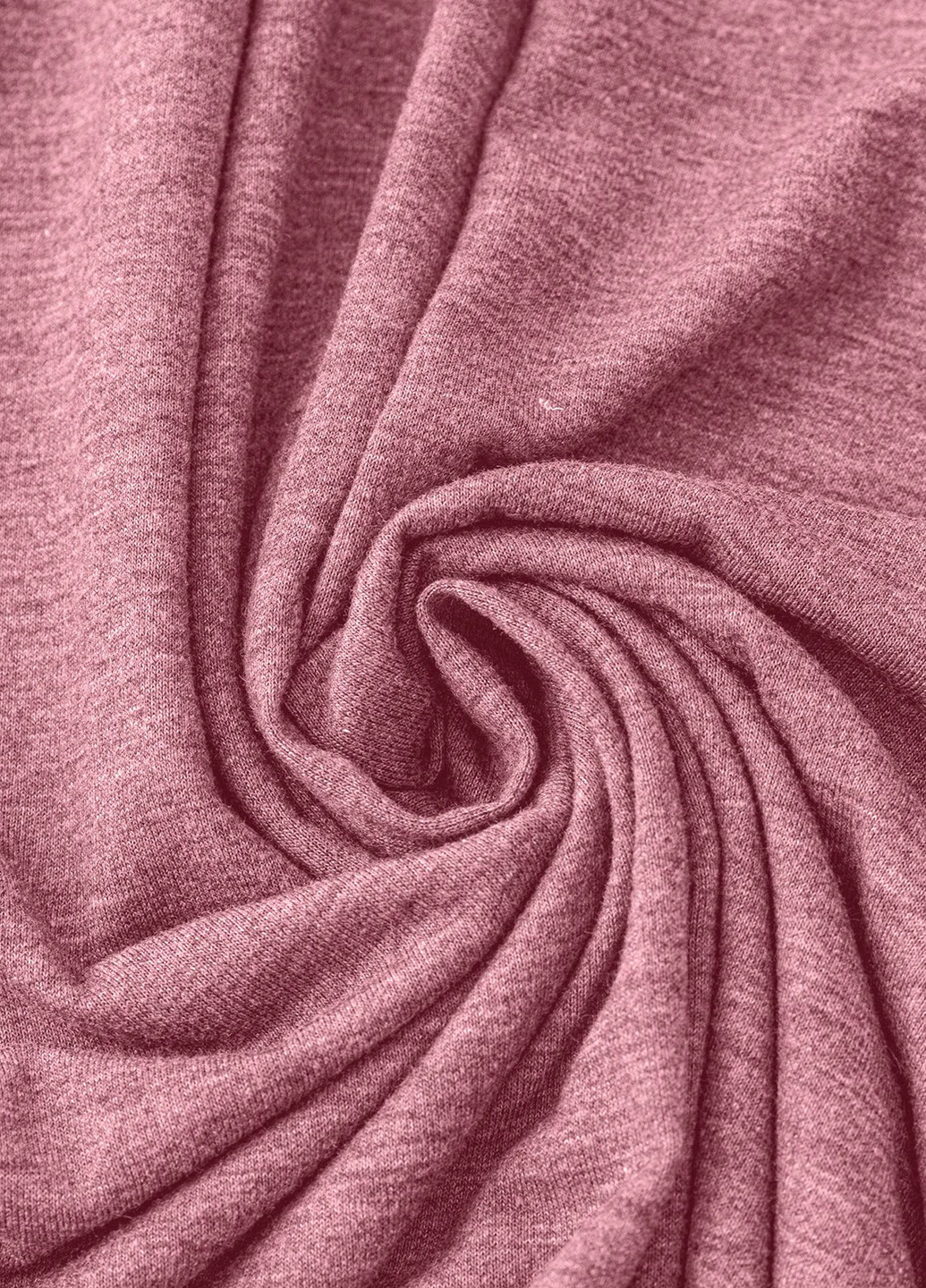 Темно-рожева кежуал сукня сукня-футболка, з спідницею-сонце SHEIN меланжева