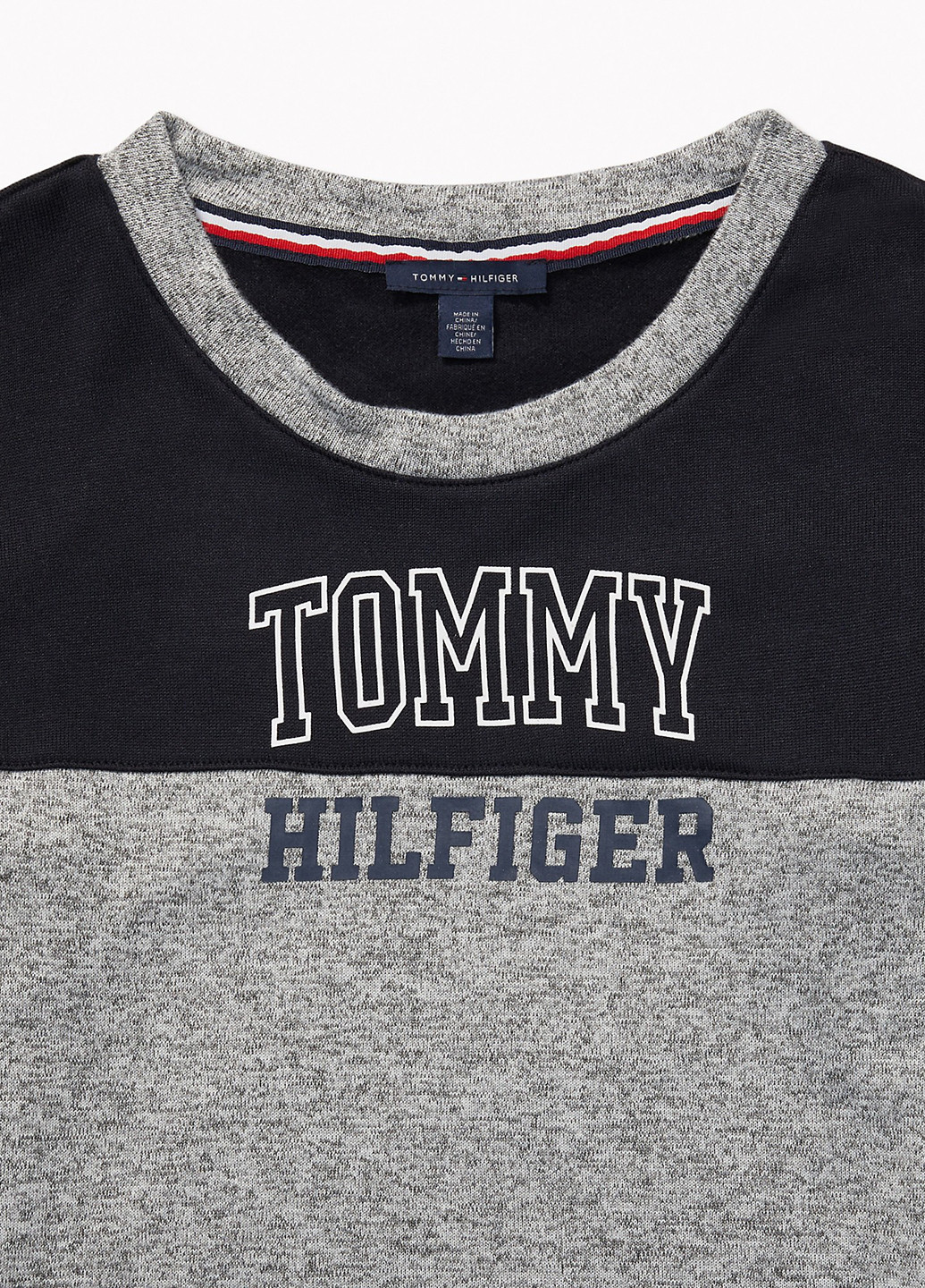 Серая всесезон пижама (лонгслив, шорты) лонгслив + шорты Tommy Hilfiger