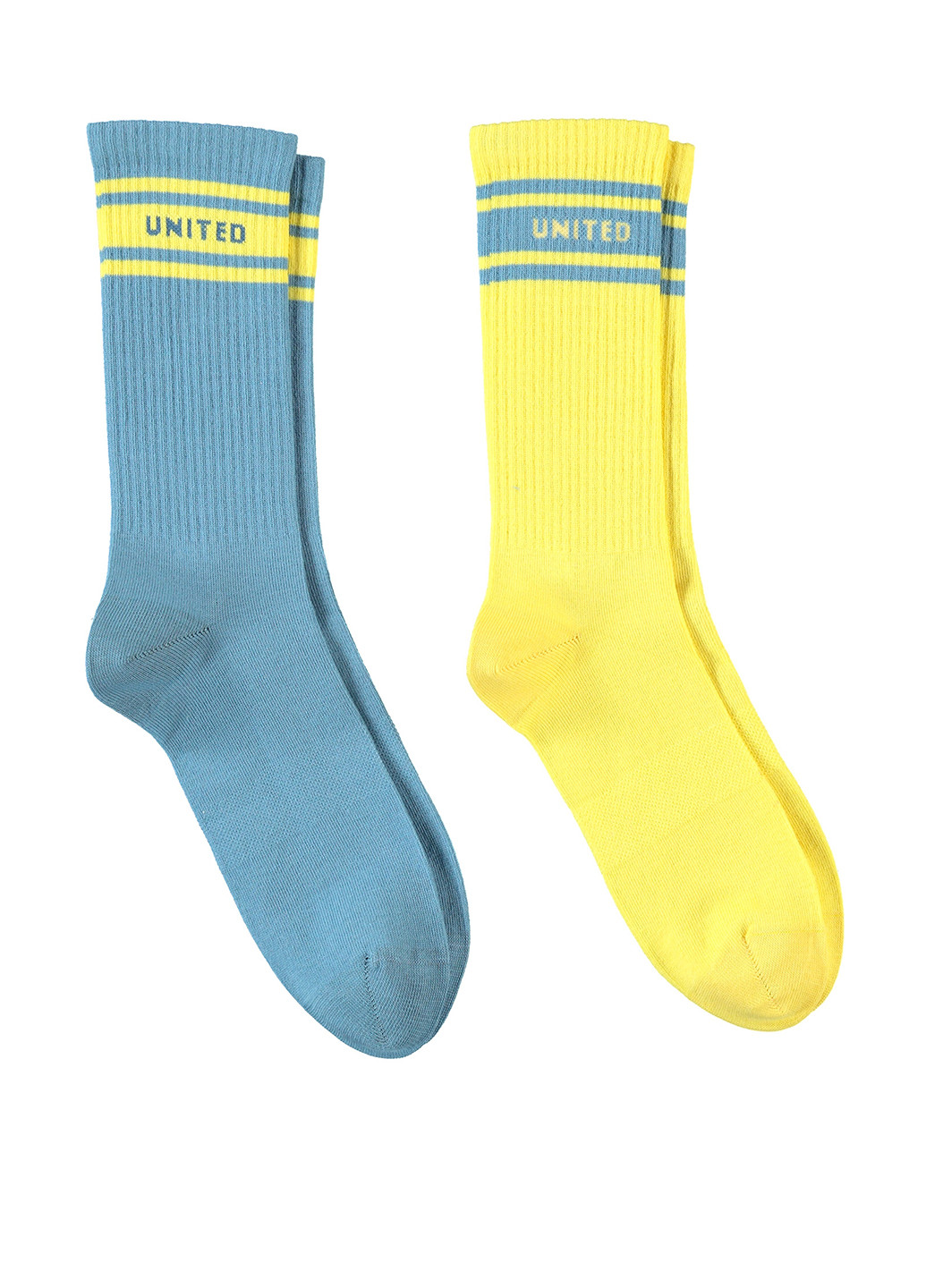 Комбинированные носки (2 пары) UNITED4 логотипы (329059799)