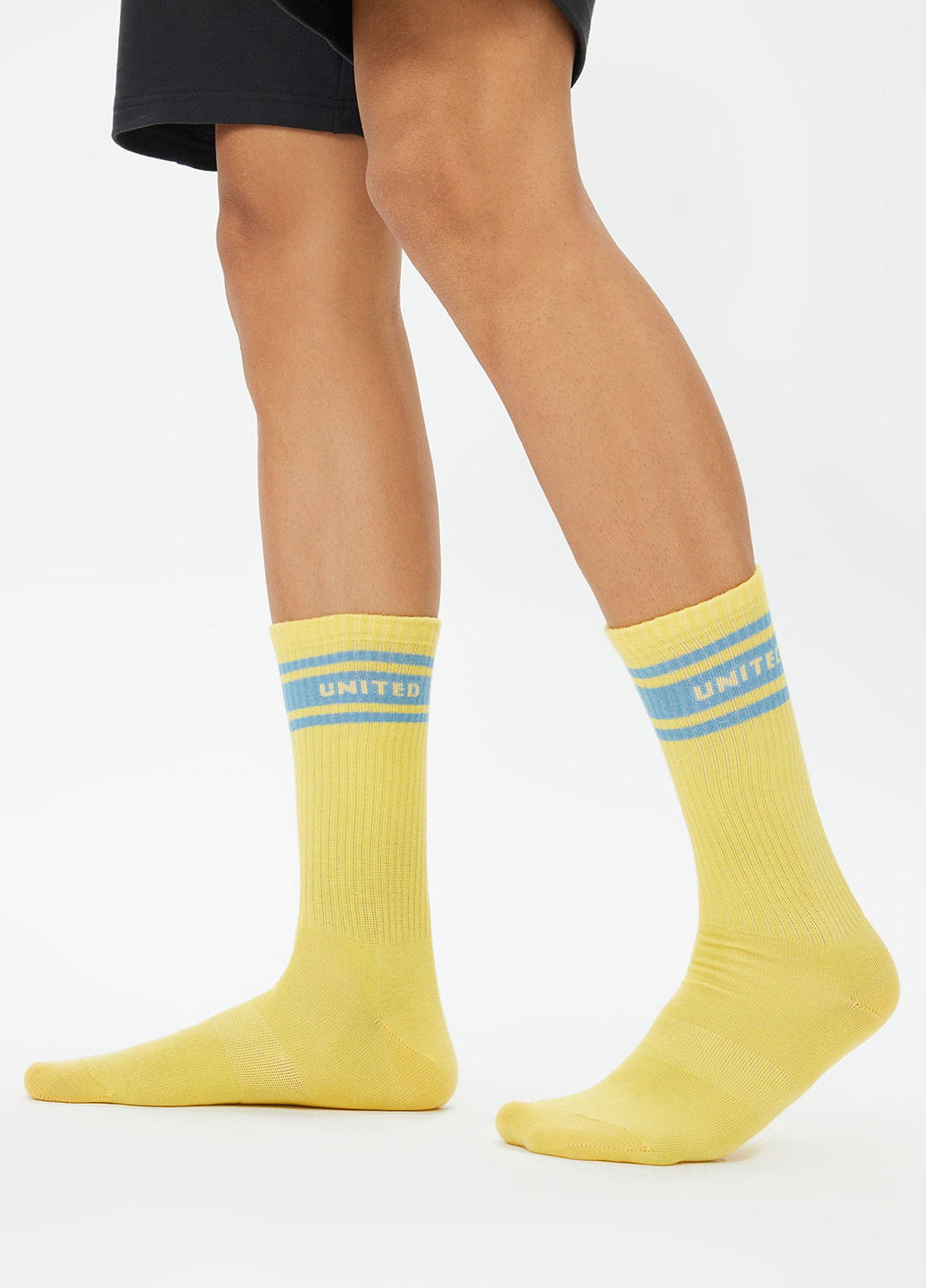 Комбинированные носки (2 пары) UNITED4 логотипы (329059799)