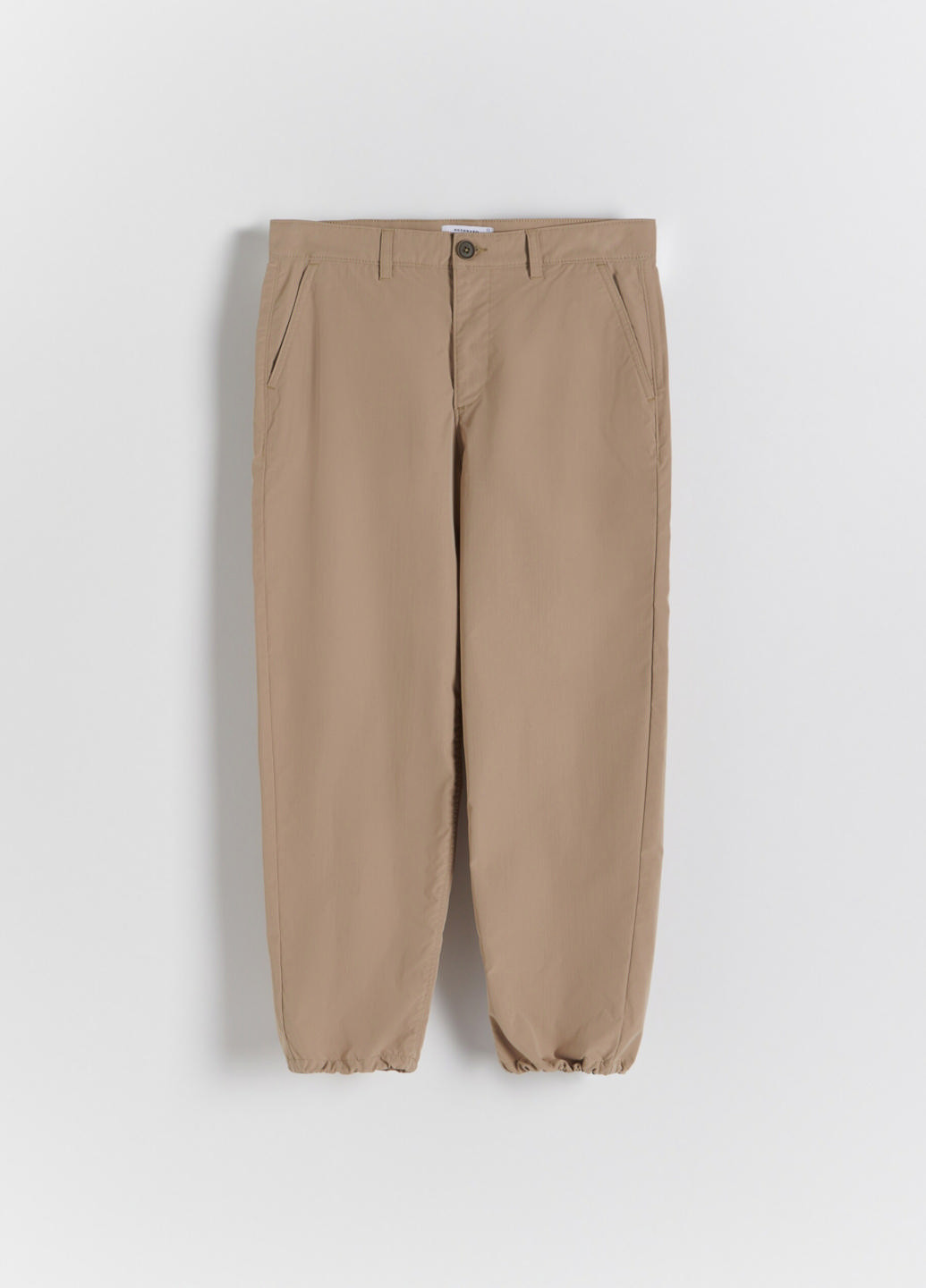Бежевые кэжуал демисезонные укороченные брюки Reserved