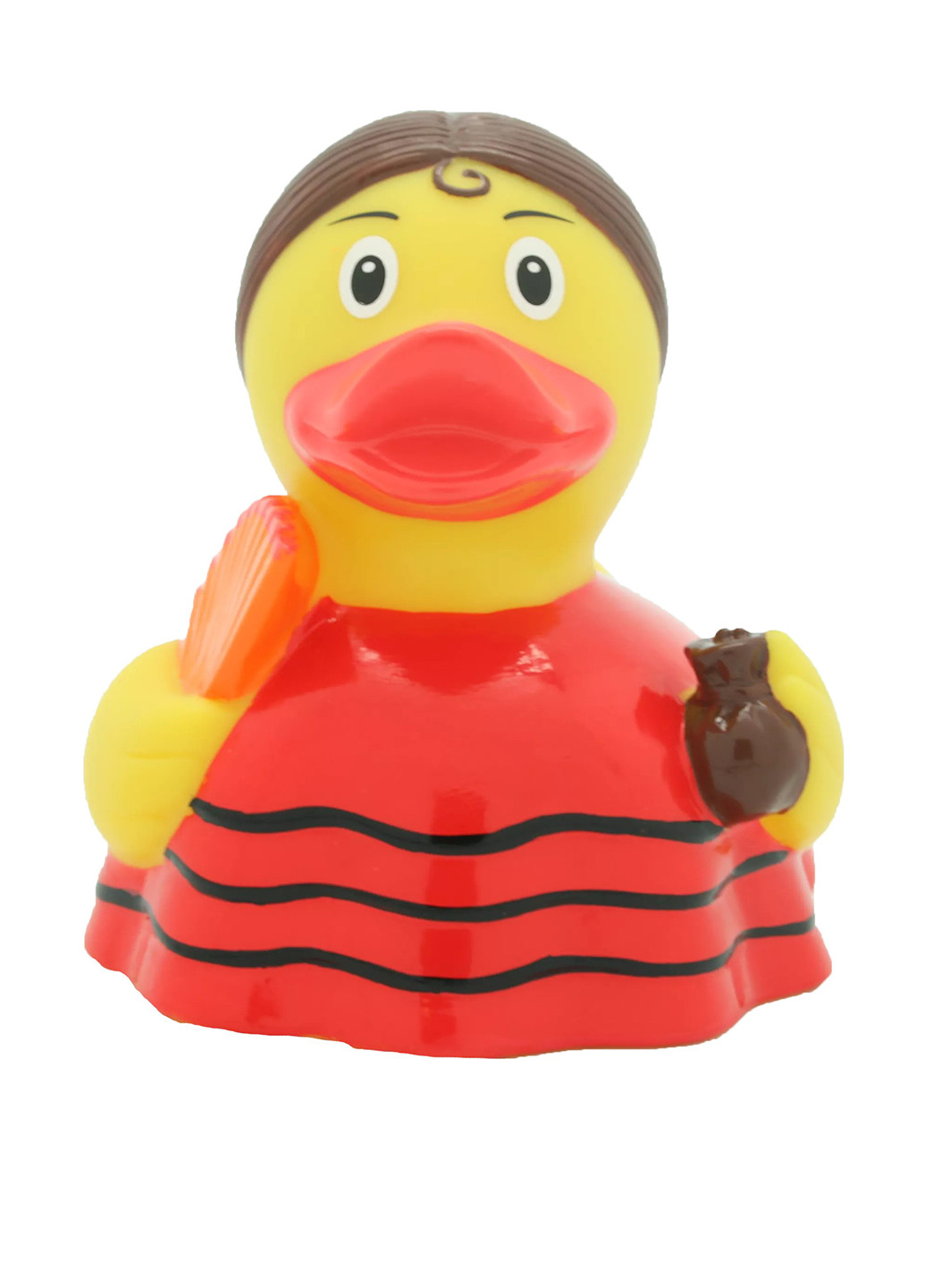 Игрушка для купания Утка Танцовщица Фламенко, 8,5x8,5x7,5 см Funny Ducks (250618842)