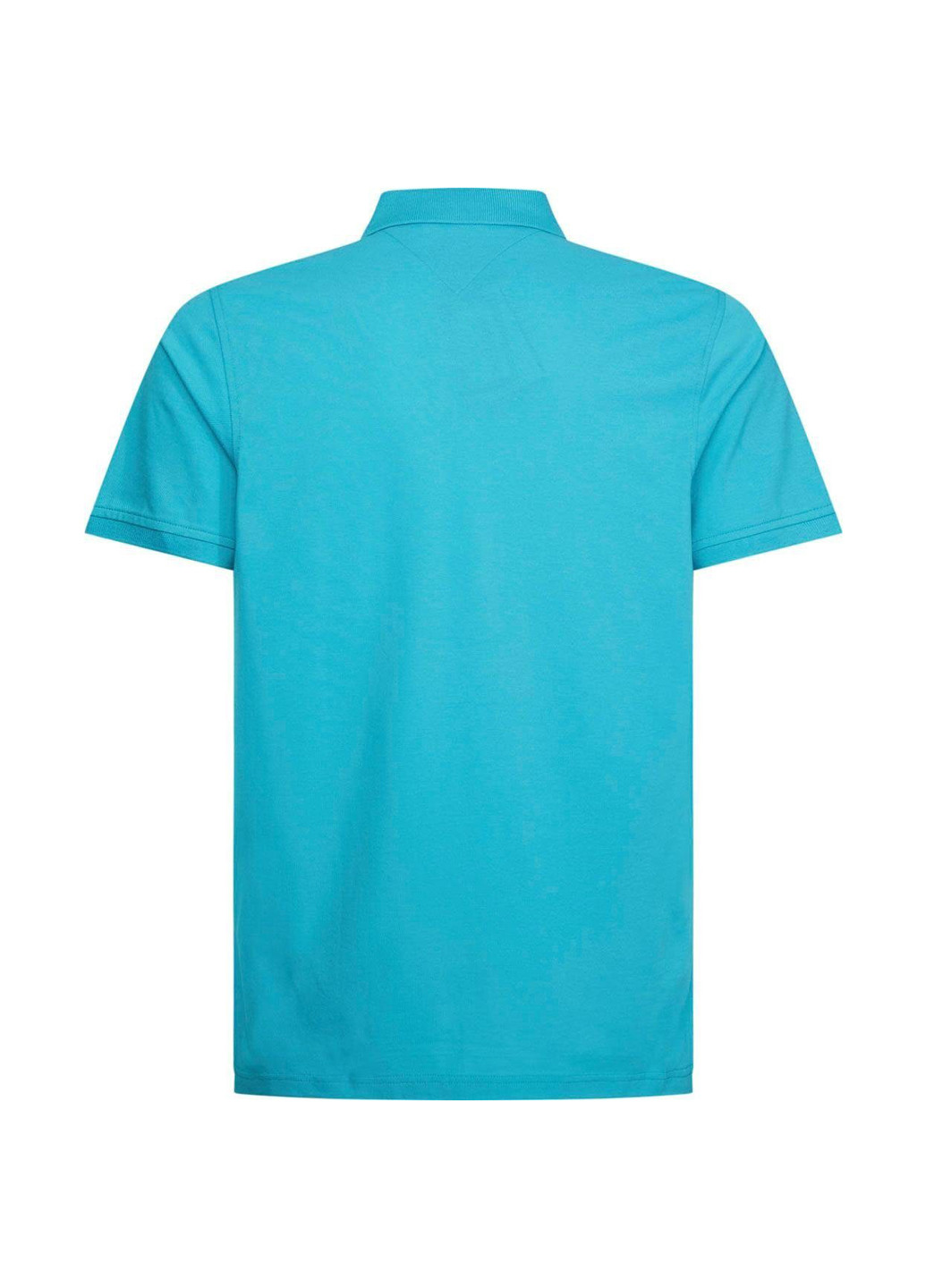 Голубой футболка-поло для мужчин Tommy Hilfiger с логотипом