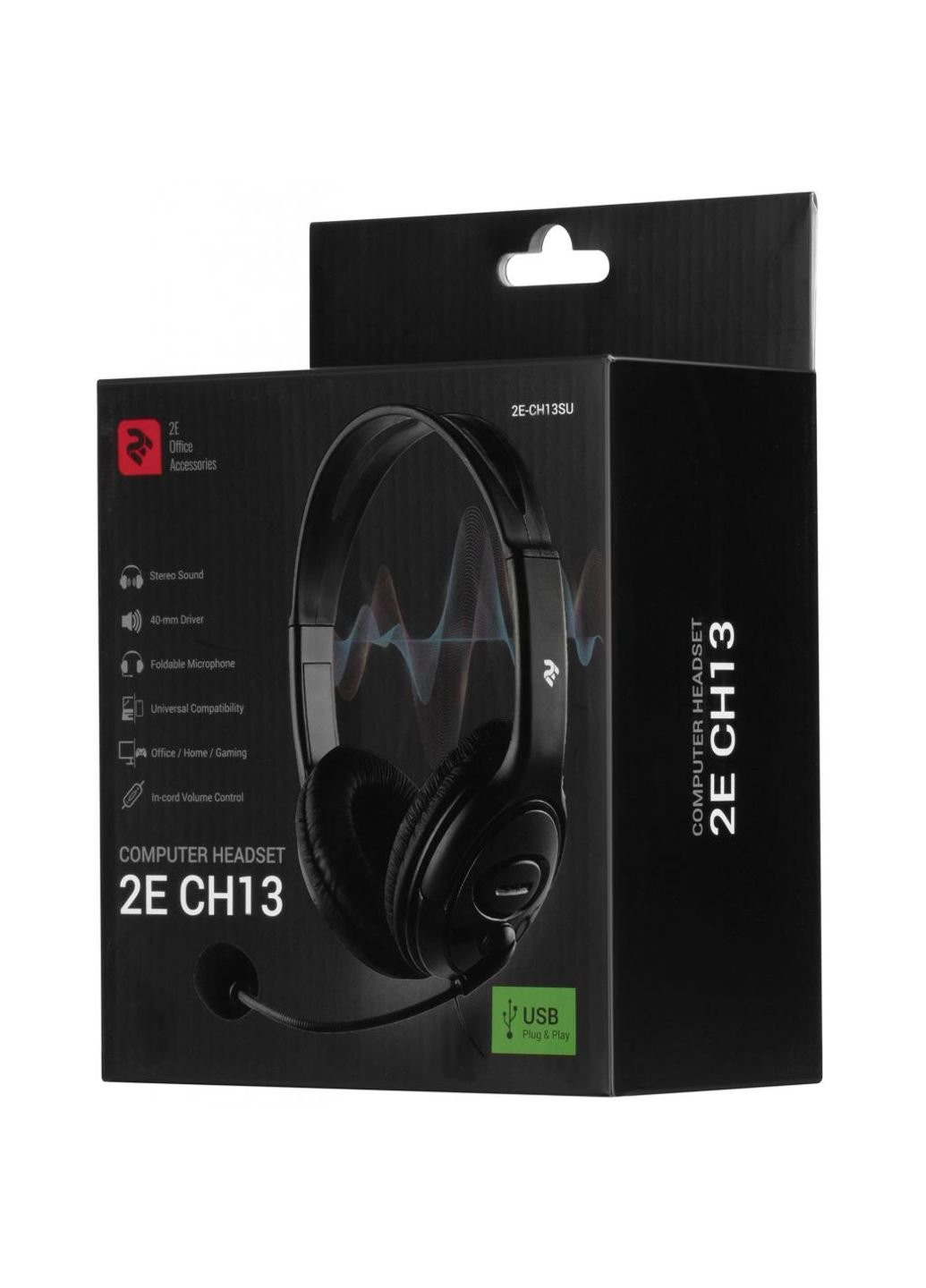 Наушники (-CH13SU) 2E CH13 Over-Ear USB (253546750)