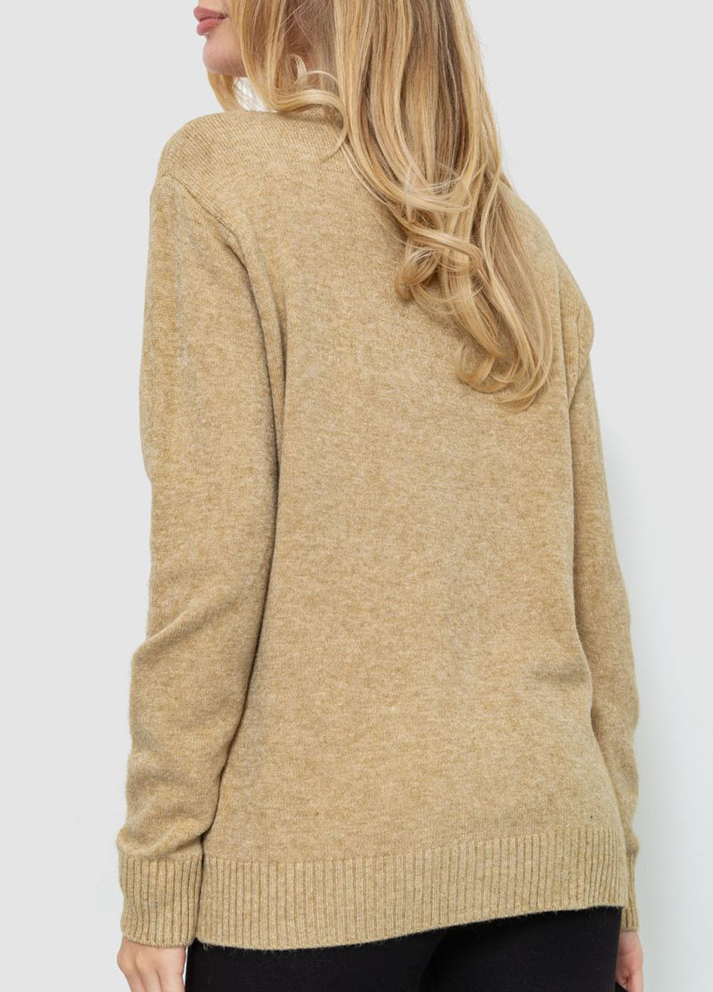 Песочный демисезонный свитер Ager