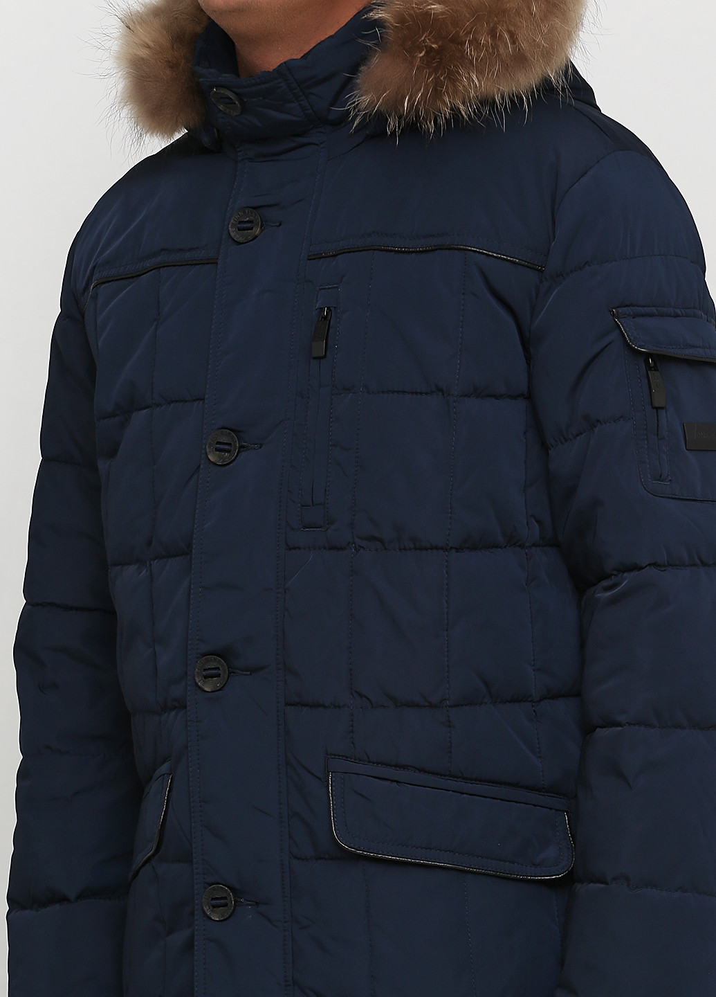 Темно-синяя зимняя куртка Finn Flare