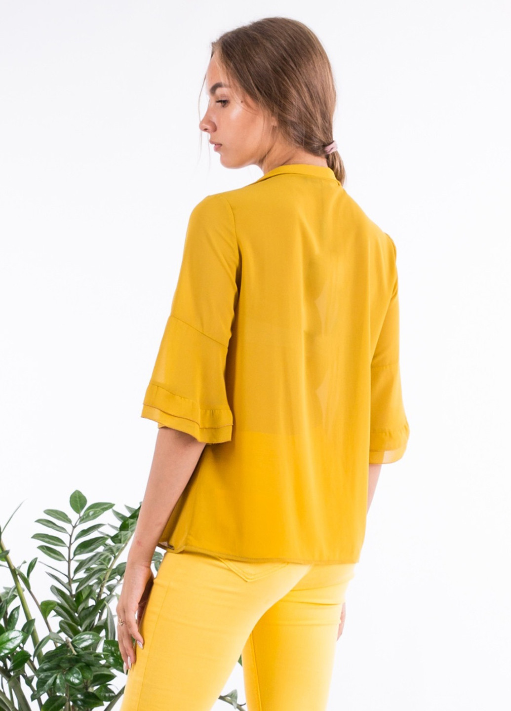 Гірчична блуза Sarah Chole